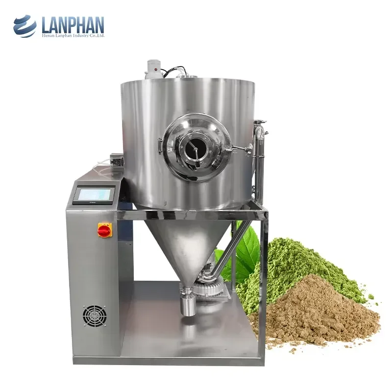 Lab Scale 3L Two-fluid Nozzle PLC Food Processing Herb Honey Stevia Egg Powder Spray Dryer 220V Pump