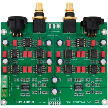 Dual PCM1794A DAC balanced decoder board USB coaxial fever HiFiDIY kit 24Bit 192K PCM1794