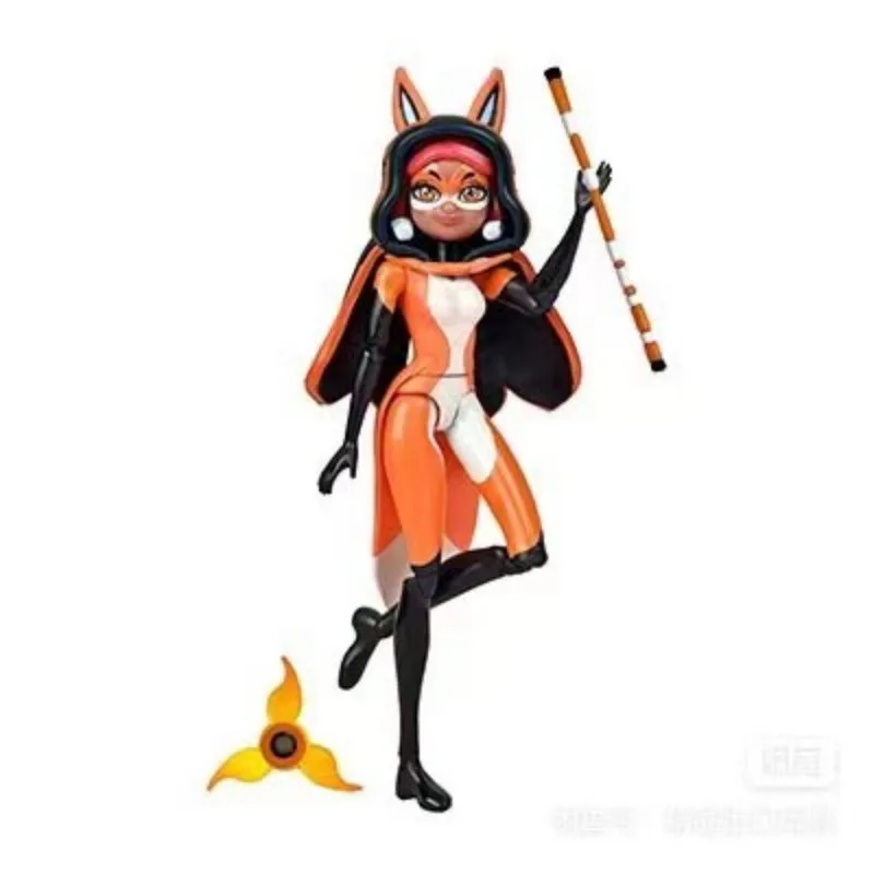 18cm Miraculous Anime Figure coccinella Red Fox Reina PvcAction Figure Statue Model Toy Collection Decoration