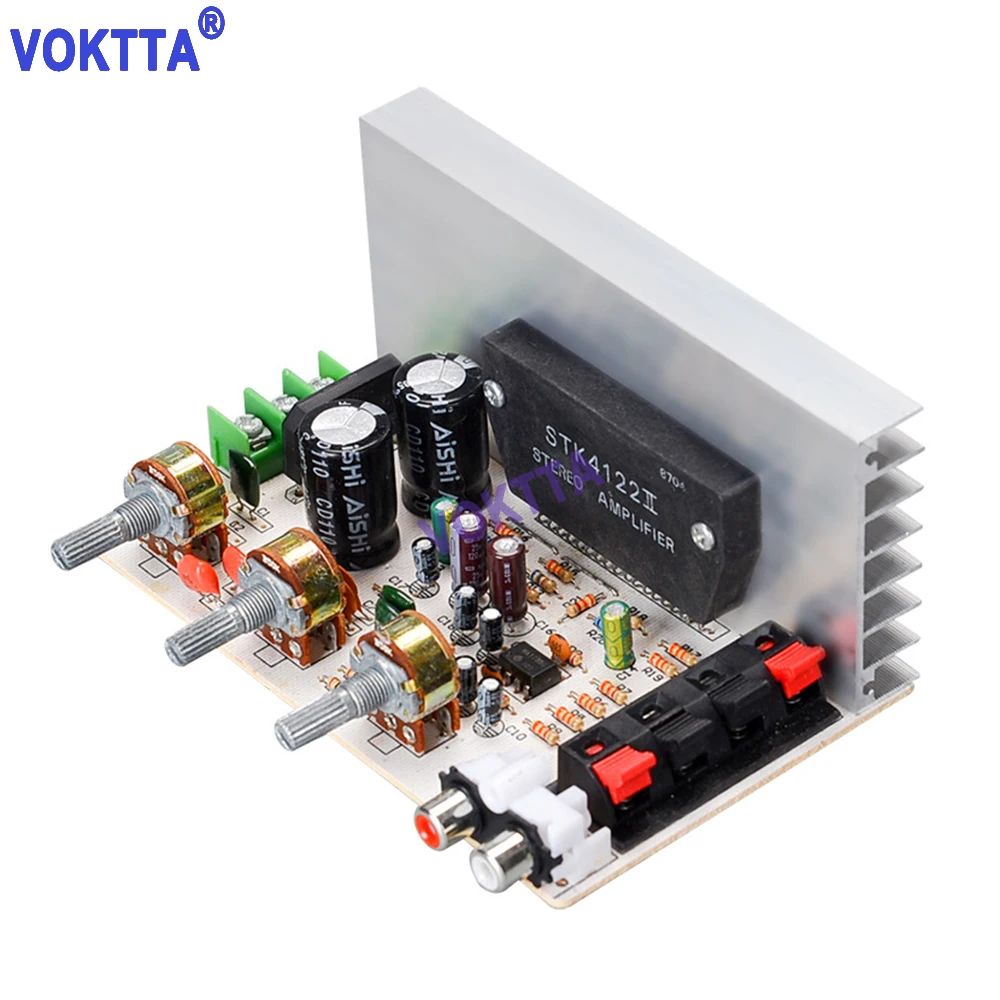 DX-0408 2.0 Channel Thick Film Series Amplifier Board Digital Audio Stereo Amplifier Board Stereo Audio High-Power Amplifier