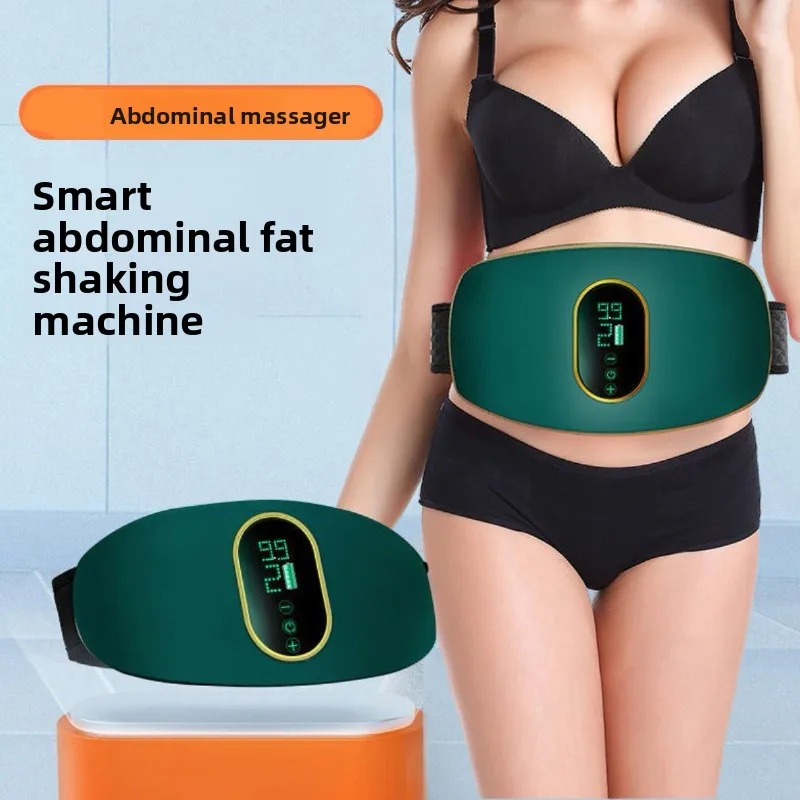 Full Automatic Vibrating Waist Belt Massage Abdominal Fat Throwing Machine Vibration Plate Portable Fitness Equipment Fitness
