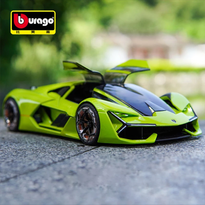 Bburago 1:24 Lamborghini Terzo Millennio, model samochodu ze stopu, odlewane pojazdy zabawkowe, model samochodu w skali, miniaturowy model samochodu dla dzieci