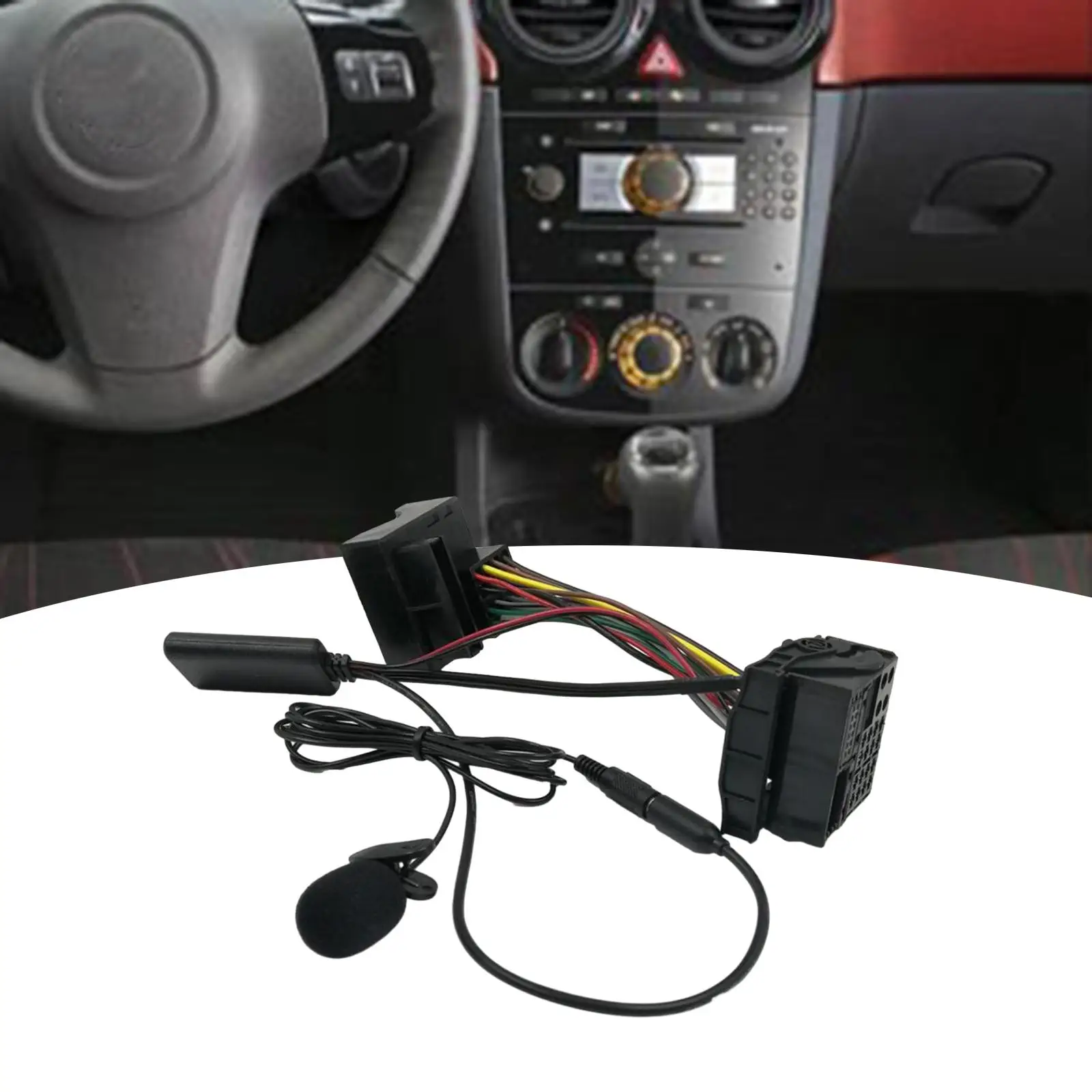 

Bluetooth AUX Adapter Handsfree Replace Parts with Microphone Music Cable Module for Opel CD30 CD40 CD70 DVD90 Auto Accessories