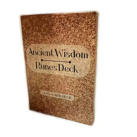 Ancient Wisdom Runes Deck 25 cards English Version Inspire your life and destiny board games