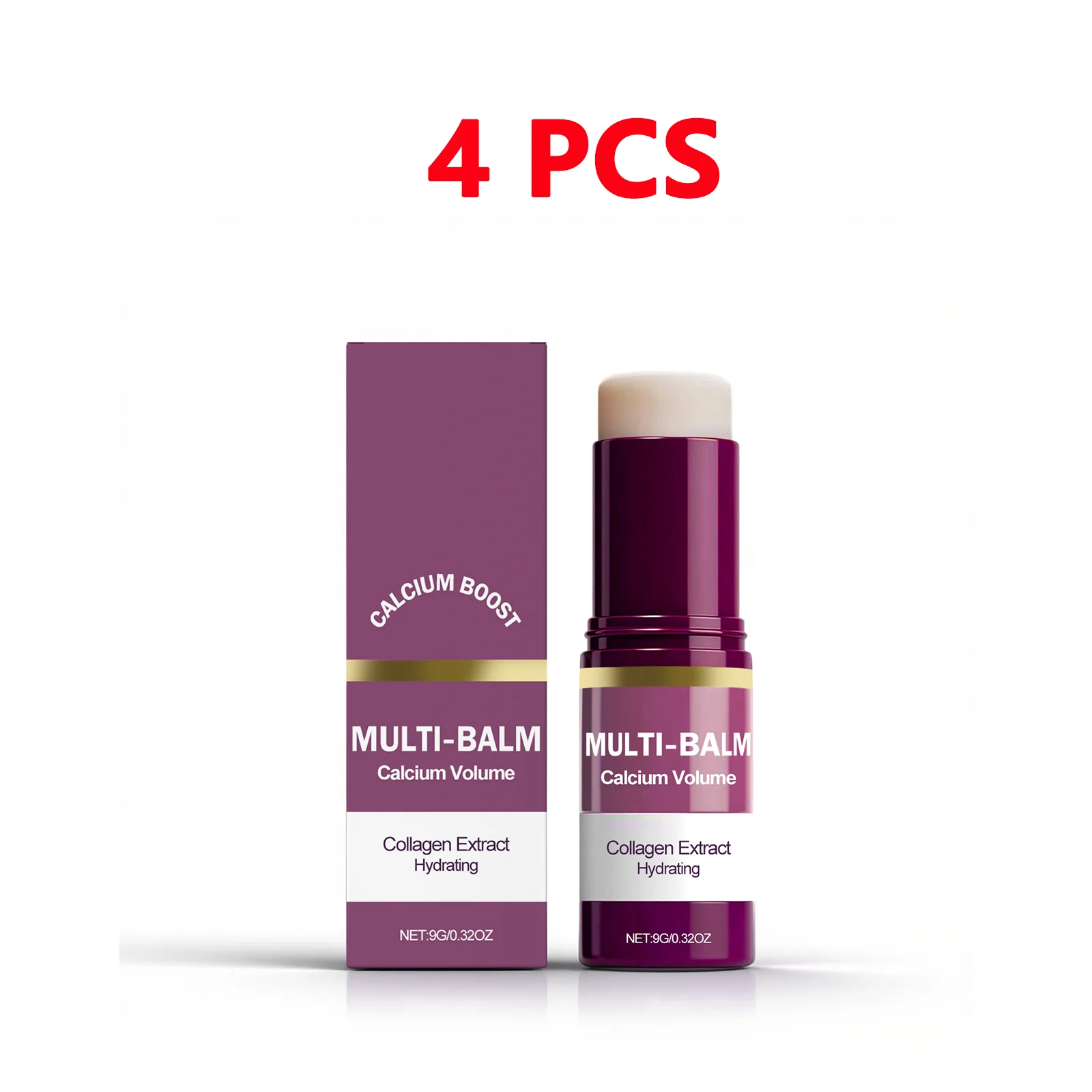 Koreaanse Calcium Volume Multi Balm Stick - Hydraterende & verstevigende stick Anti-rimpelverzorging met collageen Verzorgende vochtinbrengende crème voor voor de make-up