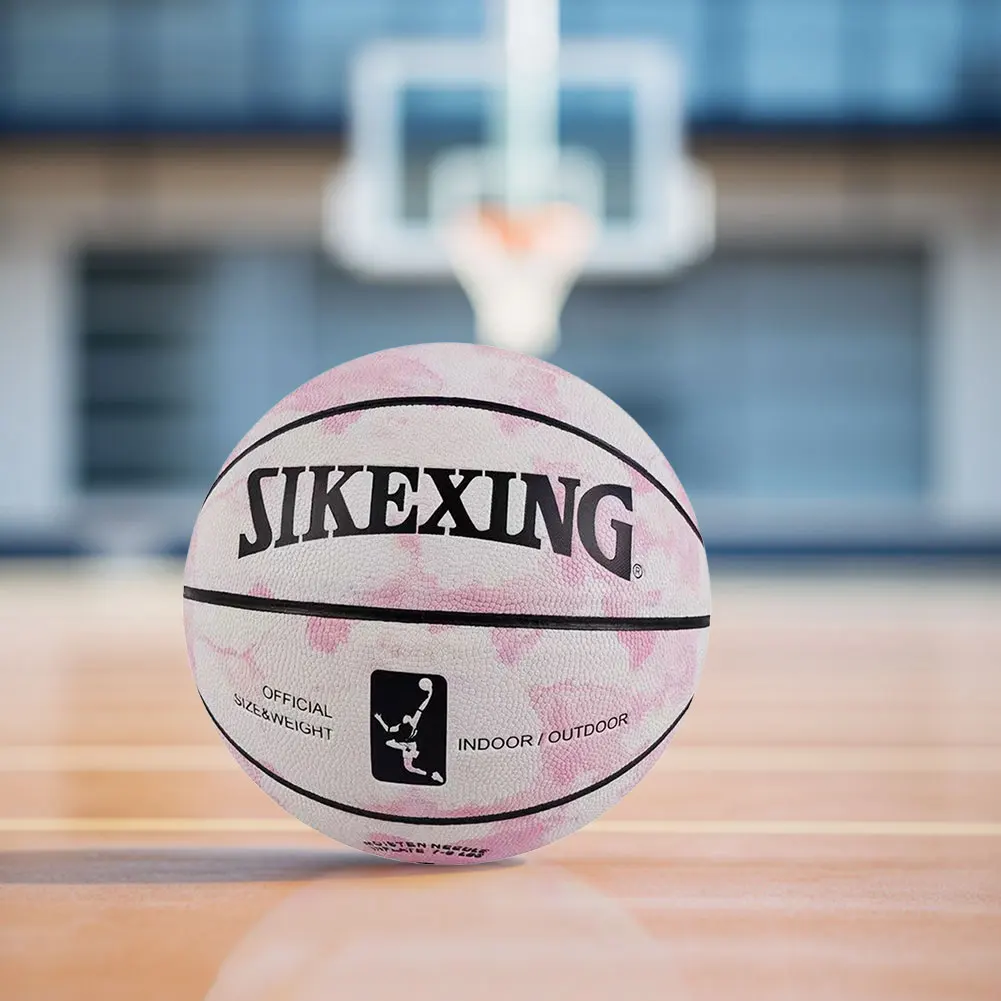 Pallacanestro silenziosa Pallacanestro da allenamento resistente all'usura Palla da allenamento per esterni adatta per adulti interni ed esterni