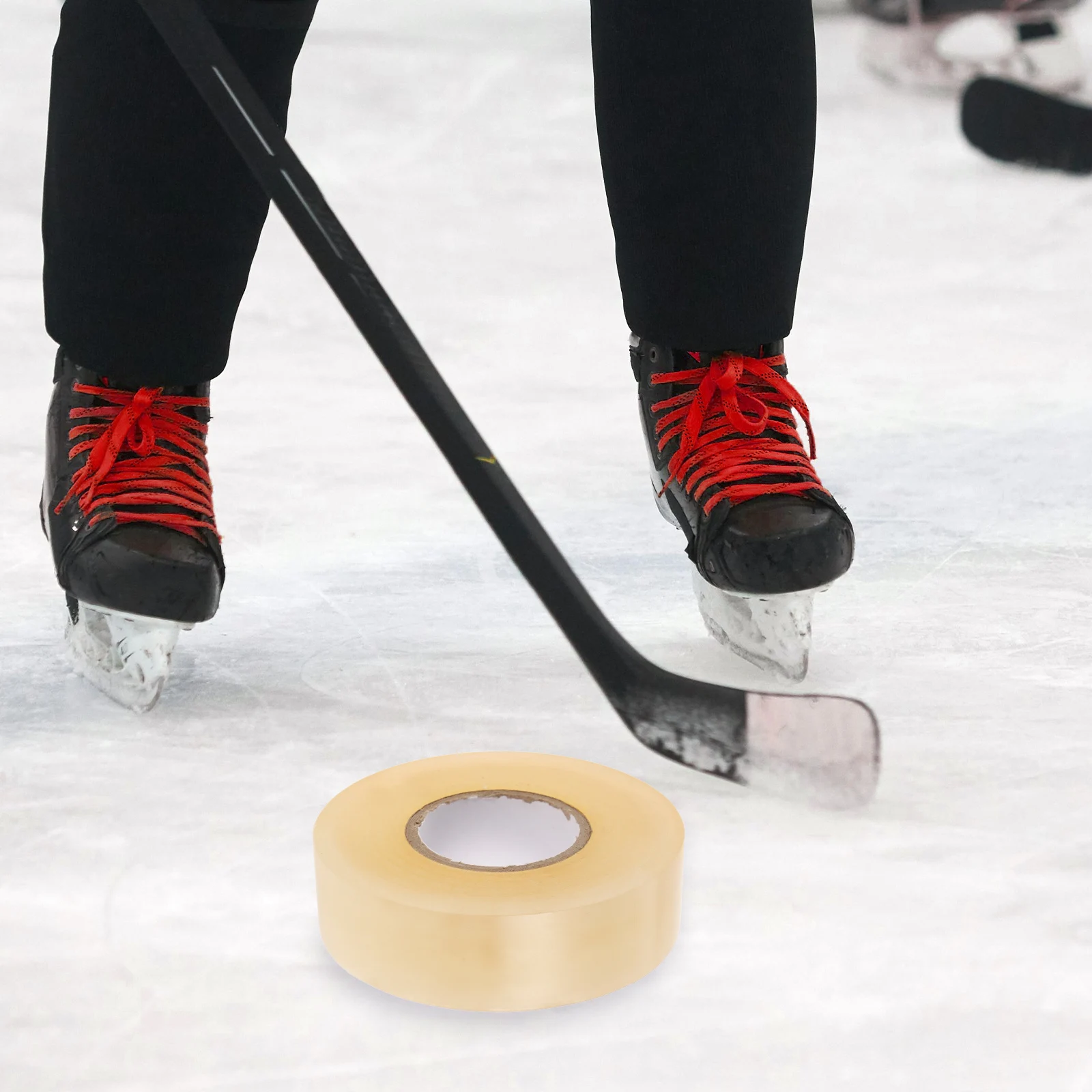 

Clear Hockey Tape Strong Adhesive Non-Slip Wear-Resistant Impact Protection PVC Ice Hockey Stick Tape for Skate Puck Game