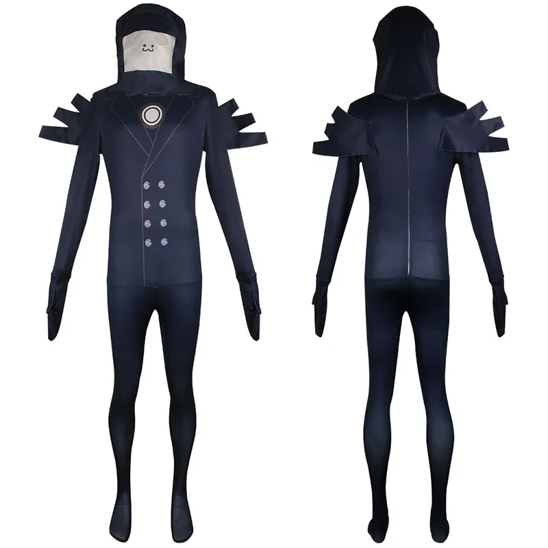 New Game Skibidi Toilet Cosplay Costume Speaker TV Camcorderman Monitor Jumpsuit Adult Kid Halloween Canival Party Mask Bodysuit