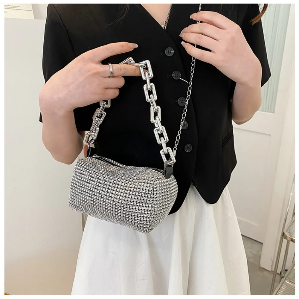 New Women bag Shoulder Bags Crossbody Bag for Women 2024 Handbag Color Diamond Pillow Bag Single Shoulder Bag