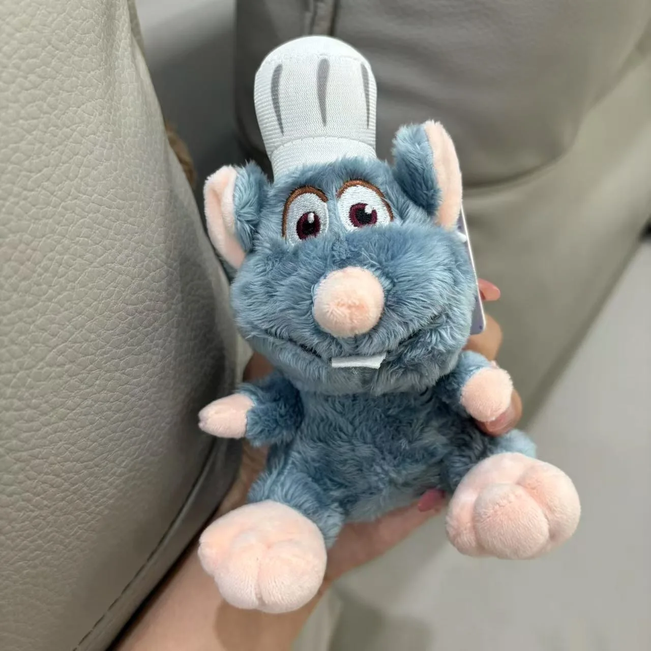 디즈니 라따뚜이 부드러운 플러시 셰프 모자 레미 인형 키체인 백팩 장식품 장난감 커플 소년 선물