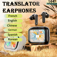 Original  Thinkplus Translator Earbuds ，intelligent touch screen LCD, Bluetooth 5.4, ENC call noise reduction，HD Voice