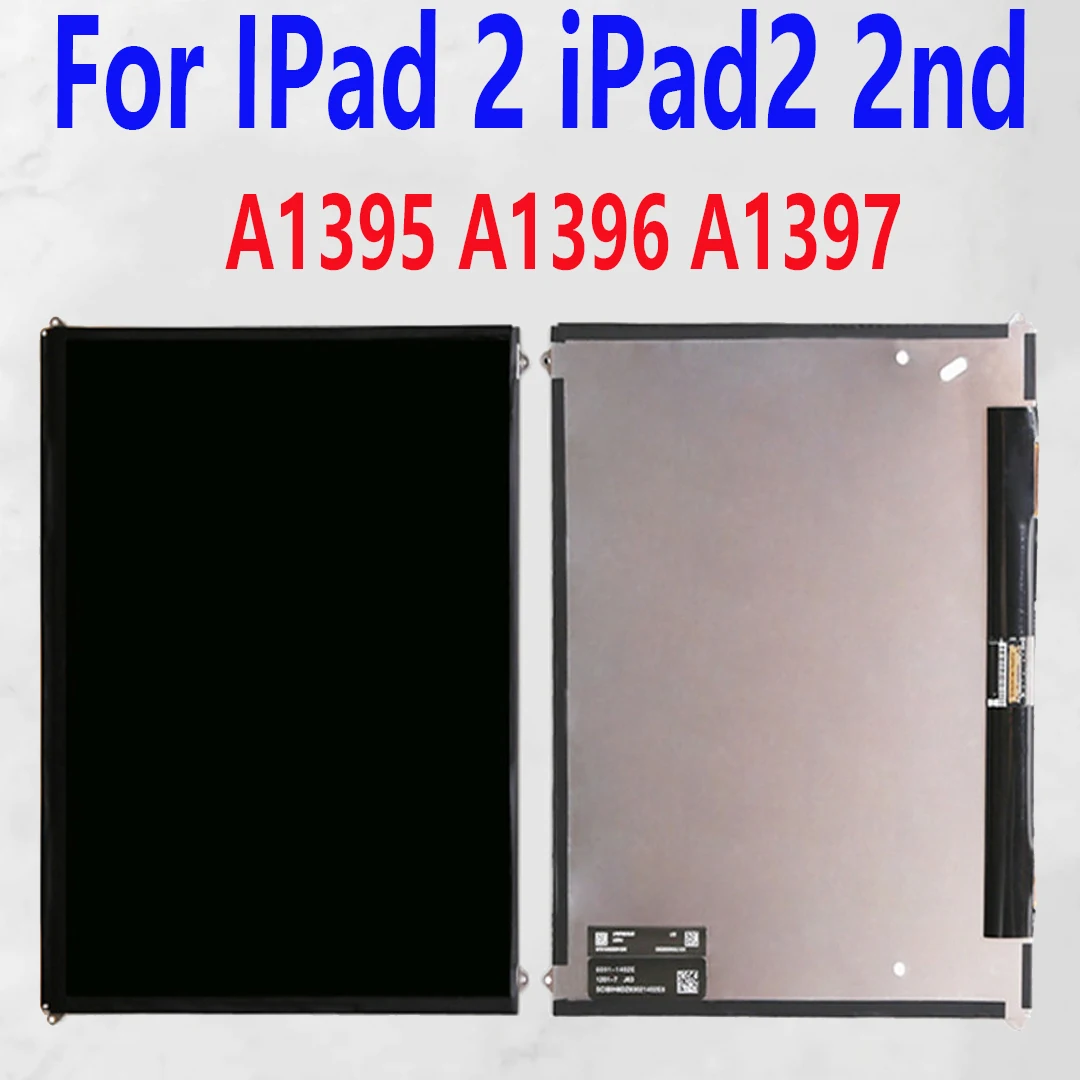 لباد 2 iPad2 2nd A1395 A1396 A1397 جودة شاشة الكريستال السائل مجموعة المحولات الرقمية لشاشة تعمل بلمس استبدال الزجاج الأمامي #2
