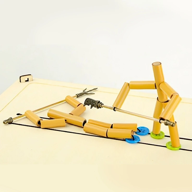 Attack & Defense Bamboo Man Interactive Battle Game Stress Board Toy Adult Gift