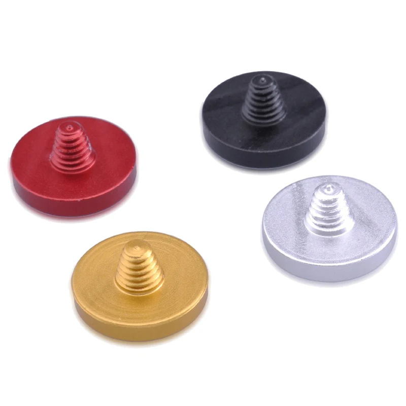 4PCS 10 mm Diameter Concave Metal Soft Shutter Release Button for M Rangefinder Camera For X100 100s X20 X10 M3 M6 M7