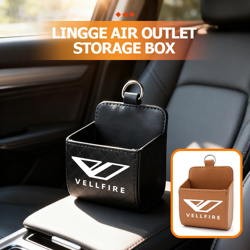 Caja Organizadora para Salida de Aire de Coche Toyota, para Teléfono, Lápiz Labial, Encendedor, Compatible con Vellfire, Prius, Corolla, Rav4, Camry, Voxy, Harrier, RAV4