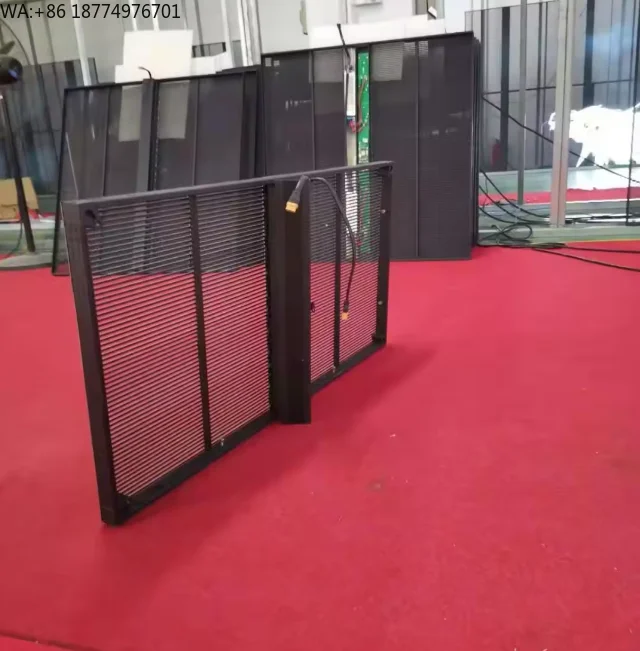 

Высокояркий прозрачный светодиодный дисплей для внутренней/полунаружной рекламы, питание от постоянного тока, для цифровых вывесок