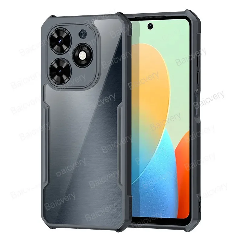 Case For Infinix Note 40X 5G X6838 Black Anti-Drop Shell TPU Full Protective Back Shockproof Cover