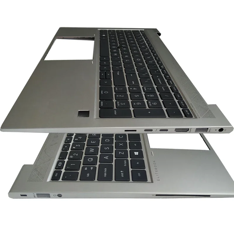 Imagem -04 - para hp Elitebook 850 g7 850 g8 855 g7 g8 Palmrest Capa Superior Espanhol Francês Eua Reino Unido Francês Azerty Italia Teclado do Portátil Novo