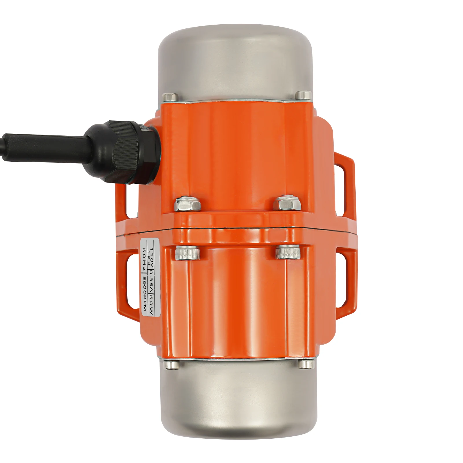 60W 110V Vibrating Motor Adjustable Speed for Feeding Machine, Shotcrete Machine, Washing Machine with Motor Speed Controller