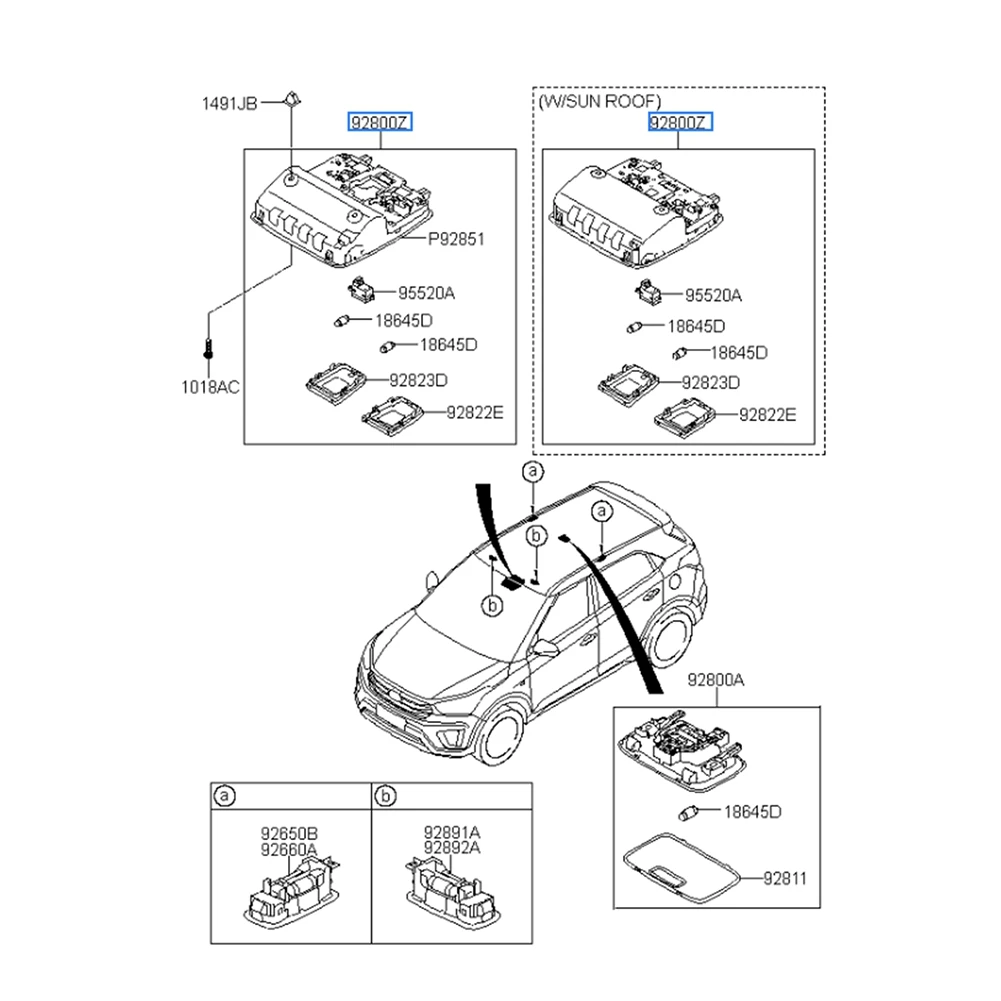 

Автомобильные аксессуары, автомобильный верхний светильник, коробка для очков, карта, светильник на крыше, подходит для Hyundai Elantra GT I30 IX25 2012-2016, серый