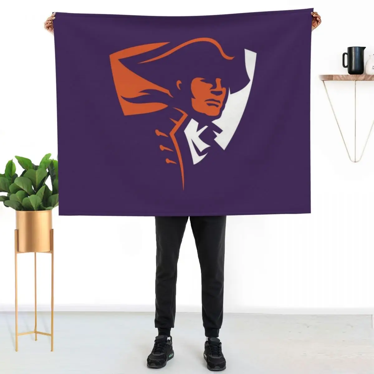 Hobart College Throw Blanket heavy to sleep wednesday sofa bed Hairy Plaid on the sofa Soft Plaid Blankets