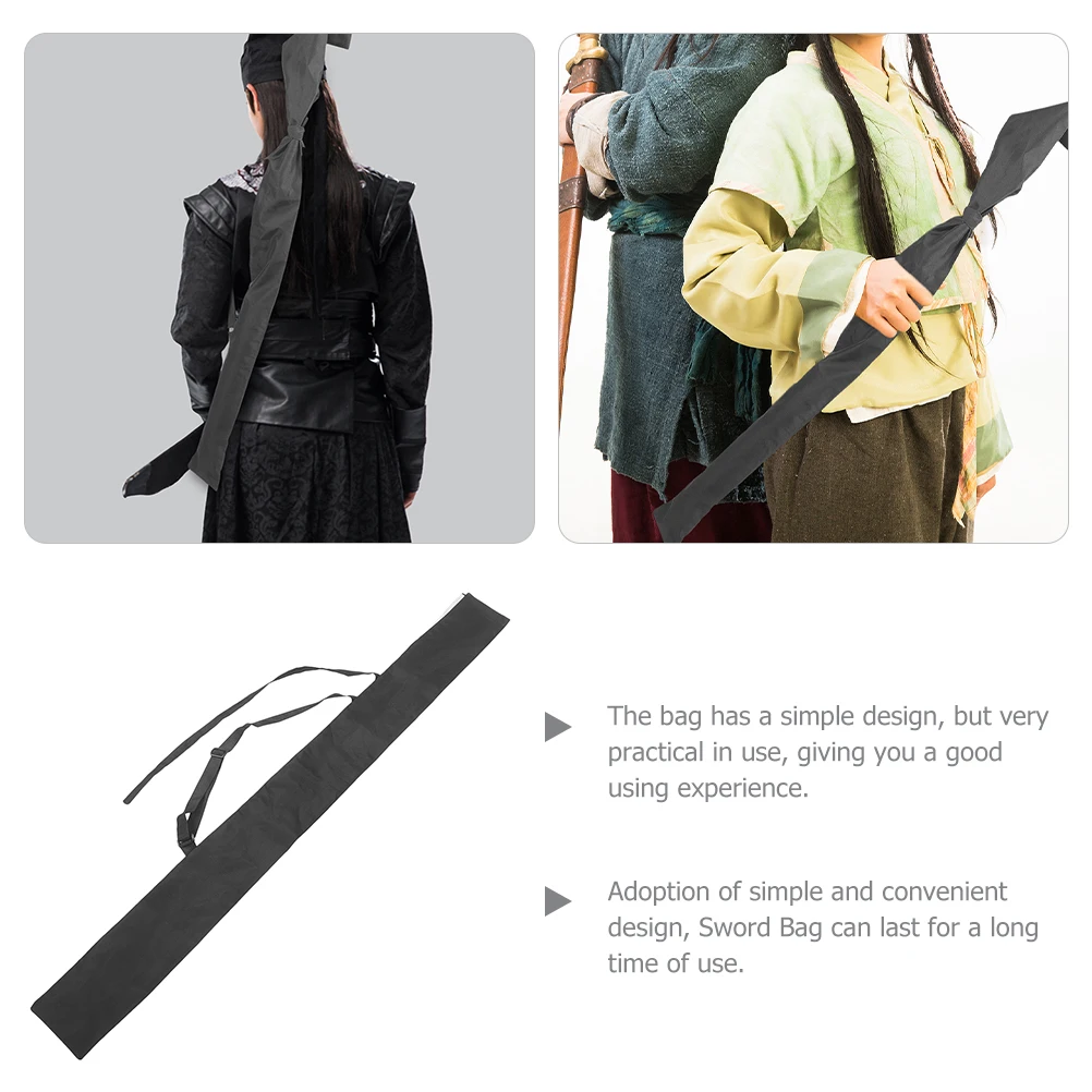 

Sword Back Bag Cover Pouch Carrying Storage for Backpack Holders Polyester Japanese