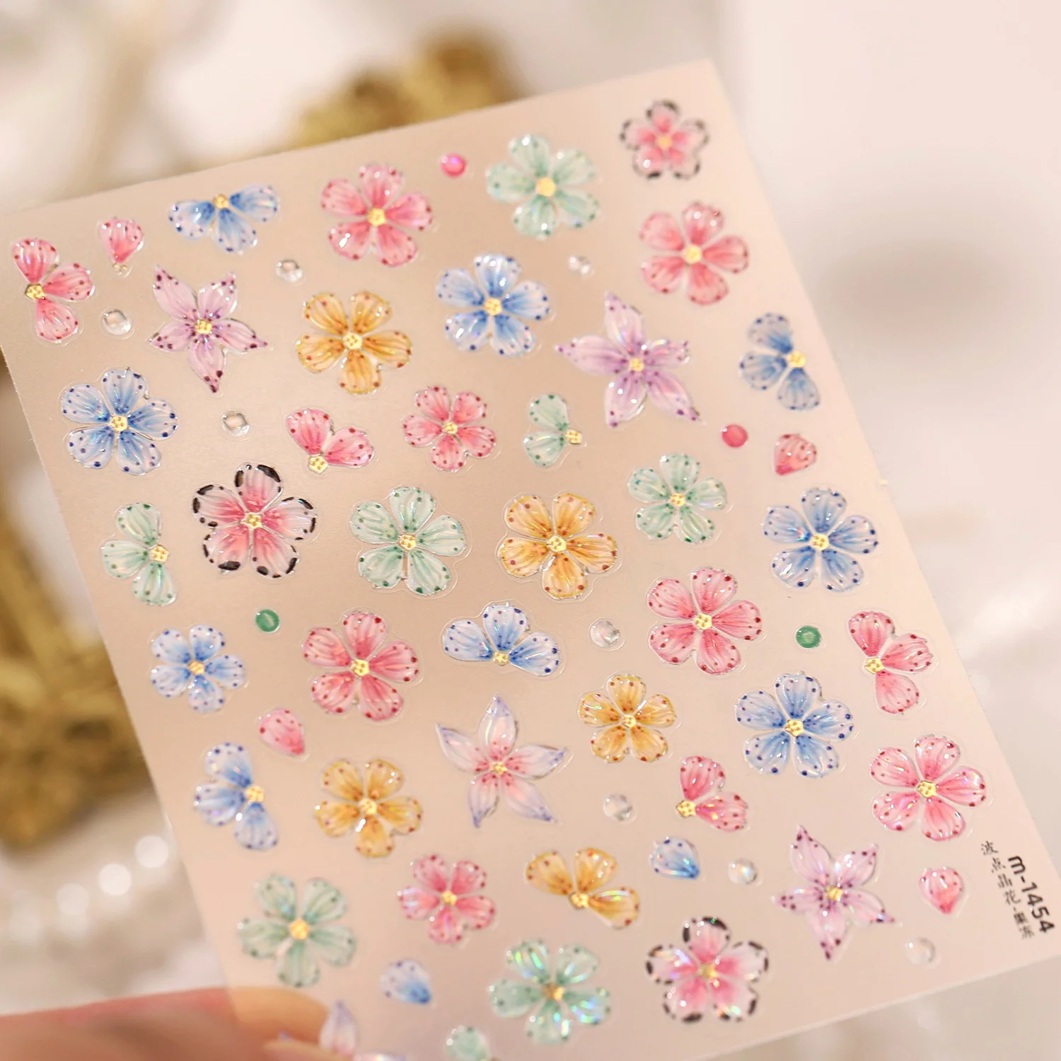 5D Französische Japanische Nagelaufkleber Mini-Schleifen Einfache Süße Selbstklebende Nagelkunst-Sticker Kleine Schleifenknoten für Tägliche Casual-Maniküre – Detail 15
