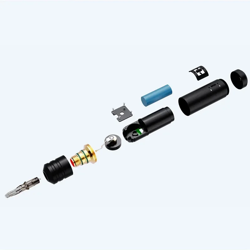 전문 타투 잉크 카트리지 펜 기계, 코어리스 모터, 리튬 배터리 타투 펜, 타투 아트 홈, 3.2mm, 3.5mm 스트로크