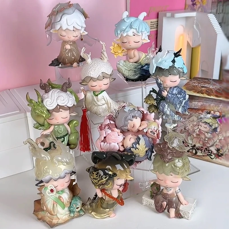 

Mimi Echoes Of Mountains And Rivers Series слепая коробка игрушка милый Mimi в китайском стиле загадочная коробка орнамент Декор модель сумки-сюрпризы