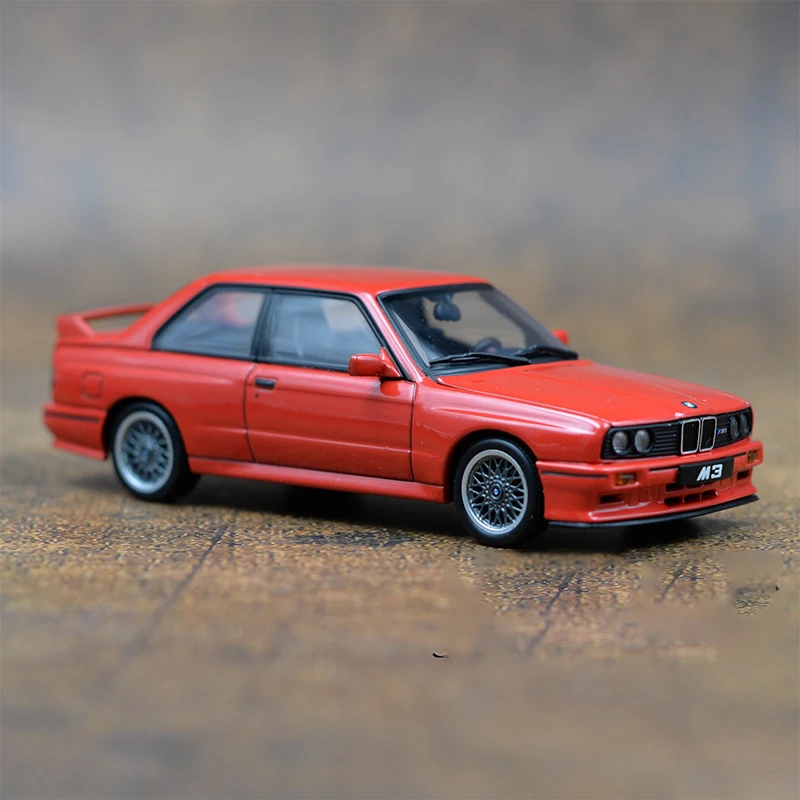 Diecast 1:43 Scale BMW M3 E30 EVO 1990 Simulation Alloy Car Model Static Display Collectible Toy Gift Souvenir Decration