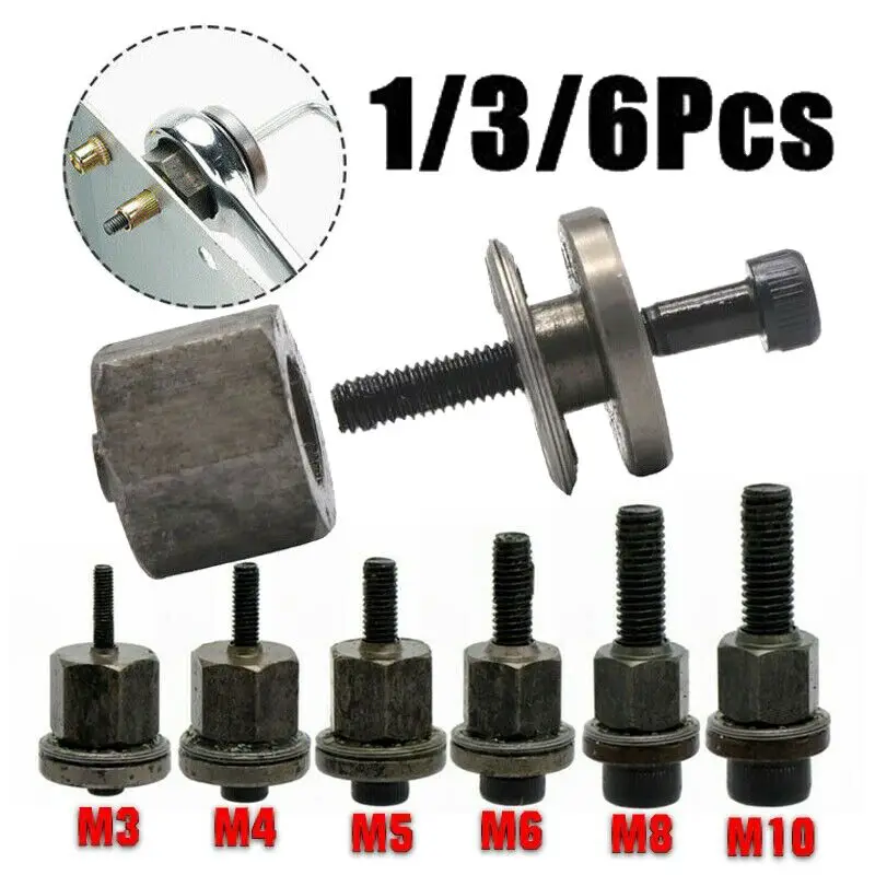 Mão Riveter Tool Set para Rivet Nuts, Rivnut Instalação Gun, M3, M4, M5, M6, M8, M10