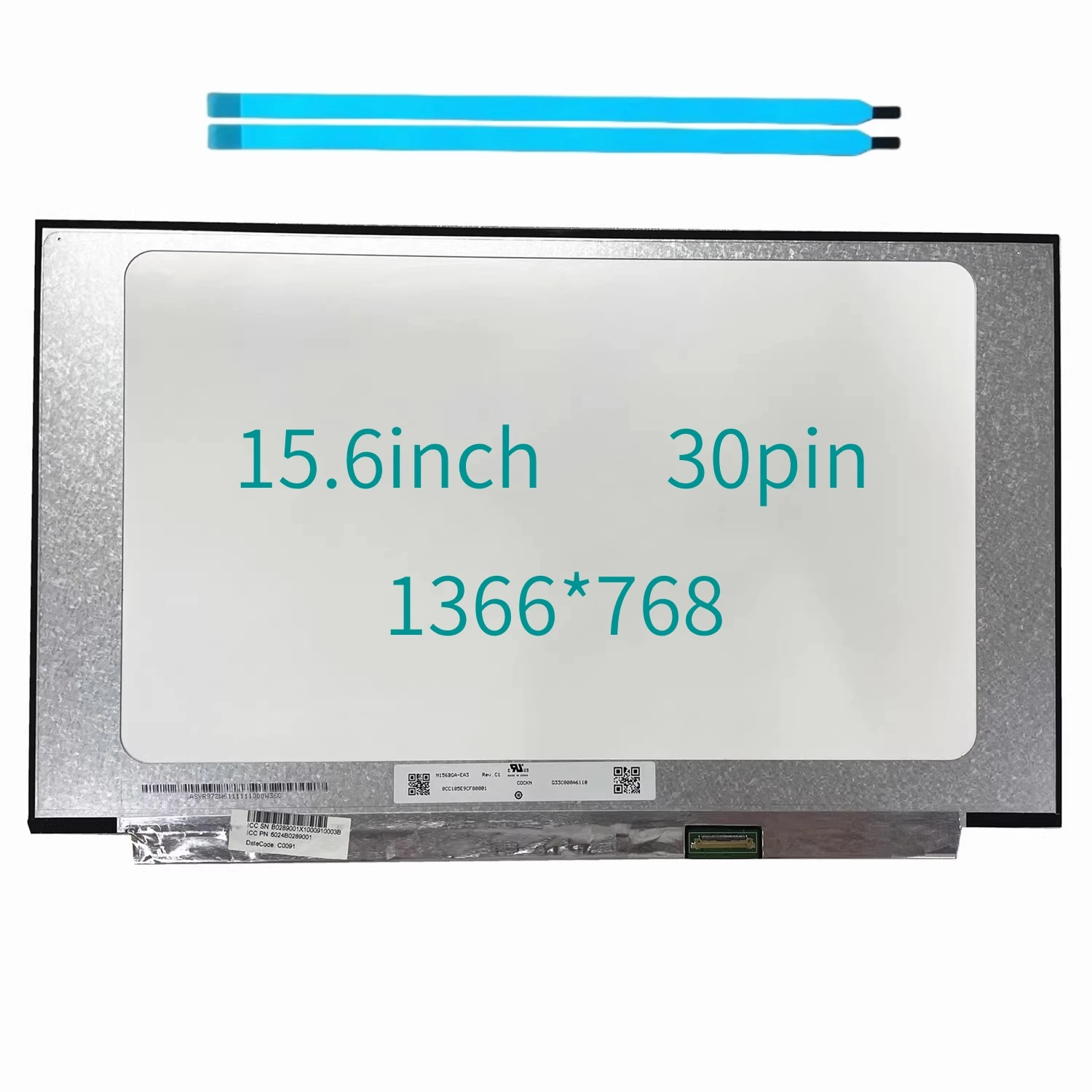 

15.6inch 30pin N156BGA-EA3 - C2 C3 C5 C6 NT156WHM-N35 NT156WHM-N49 NT156WHM-N44 N156BGA-EB3 B156XTN08.0 B156XTN08.1 LCD Display