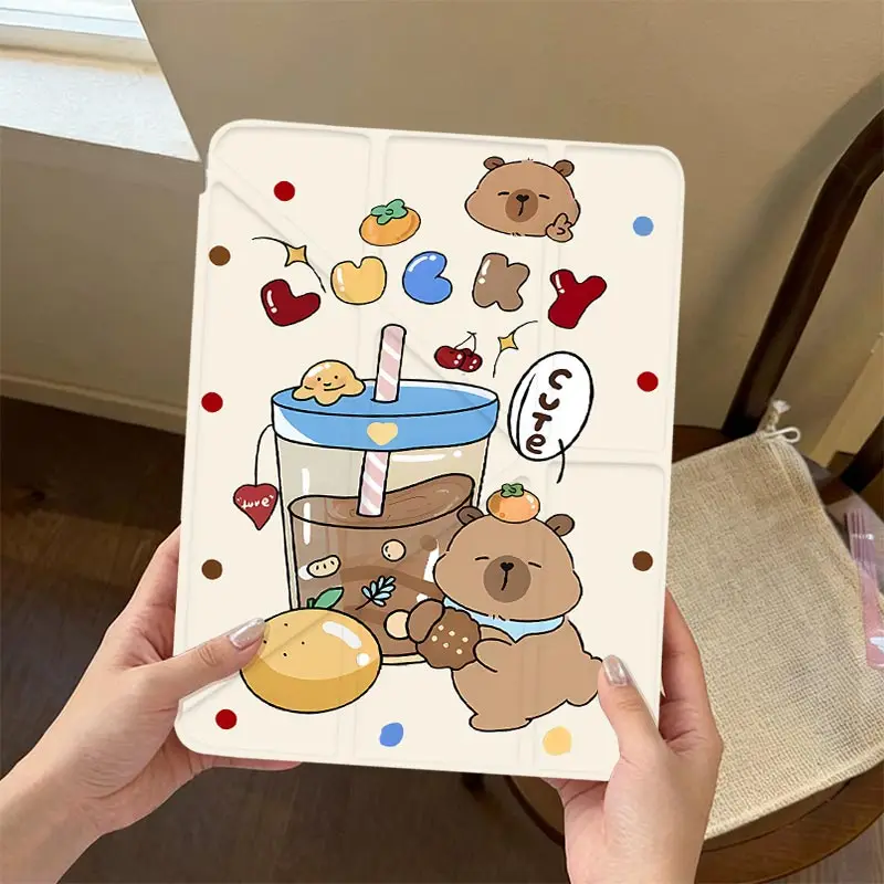 Multi View Angles 3+Y Fold Case For iPad A16 2025 11th Air11/13inch iPad10.2 7/8/9th 4/5th 10.9 IPad Mini6 8.3 Pro 11 2024