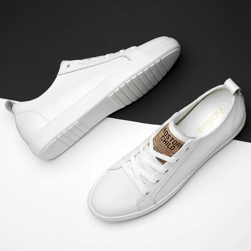 

2025 Men's New Autumn Breathable White Sneakers - Stylish Casual Loafers with Premium Feel