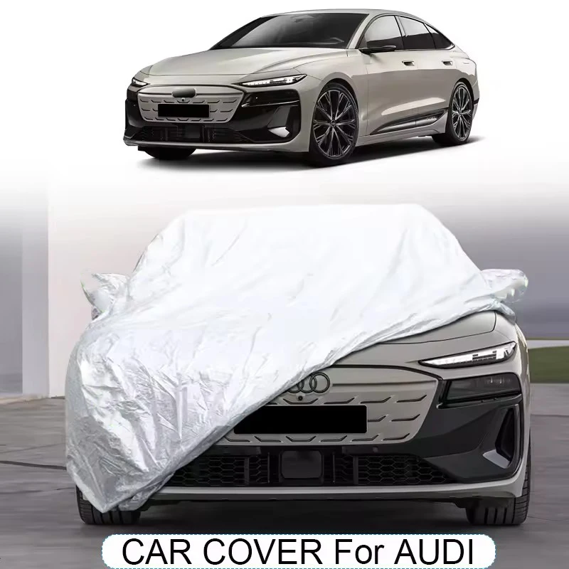 Car Cover For AUDI A1 A4 A5 A6 A7 A8 E tron Rain proof, dust-proof car protective cover,Auto Dustproof Anti-Rain Snow Waterproof