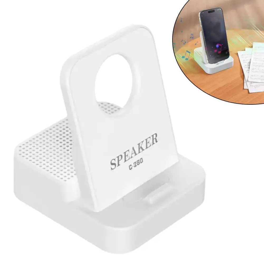 ワイヤレス Bluetooth スピーカー電話ホルダー Bluetooth 誘導スタンド誘導スピーカー電話再生 O3L9