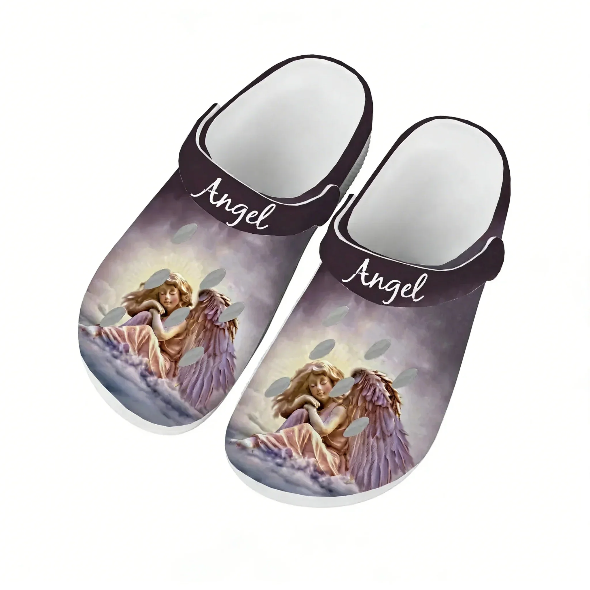 Angel Water Shoes Mens Womens Comfortable Fashion Home Garden Clogs Customizd Sandals Beach Breathable Hole Slippers
