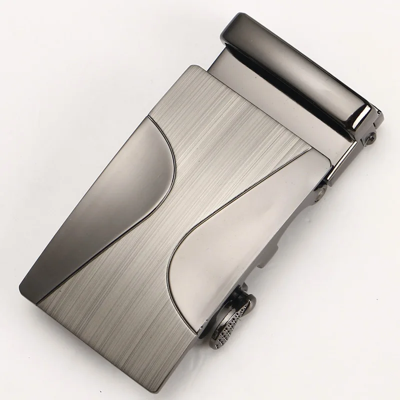Men's Leather Strap Automatic Buckle Belt, Trendy Design