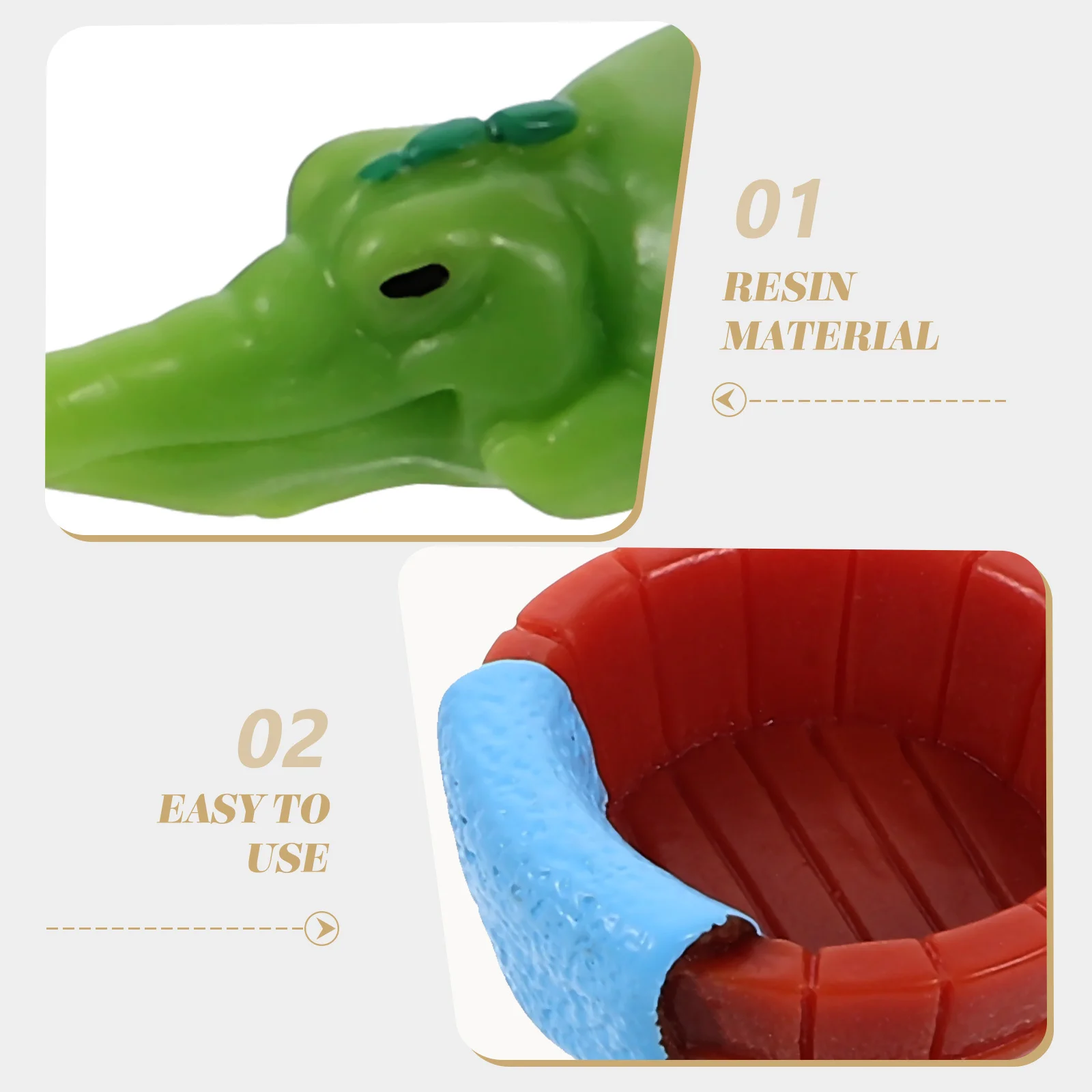 

10 шт. миниатюрные фигурки животных из смолы, маленькие милые микропейзажные украшения, украшение для сада, рабочего стола, очаровательное маленькое животное