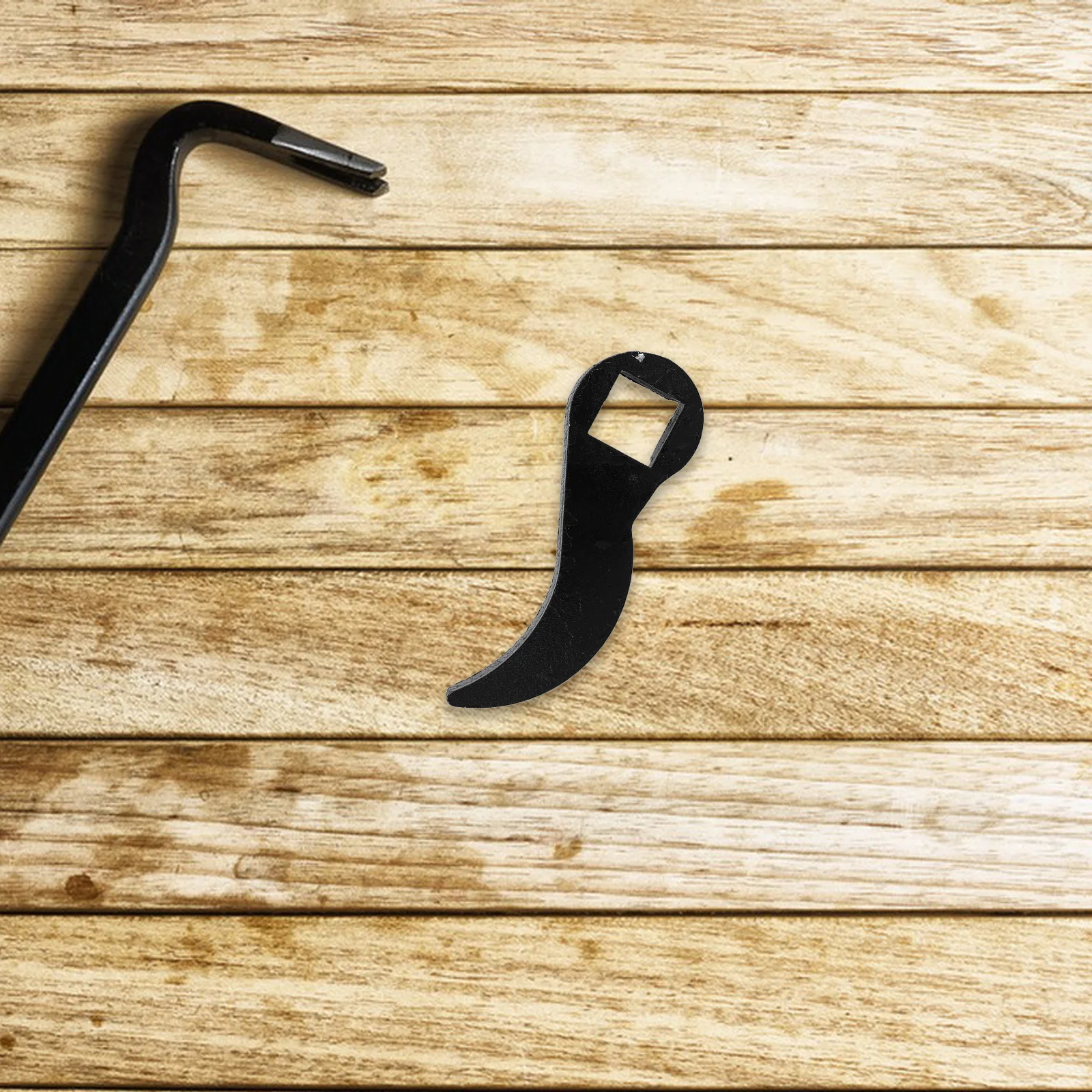 

Compact Crowbar Head Replacement Adapter Carbon Steel Manual Pry Bar Head for Woodworking and Daily Use Crowbar Supply