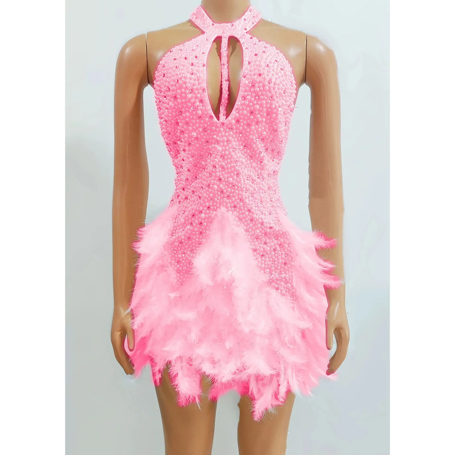 เครื่องแต่งกายเซ็กซี่ STAGE Performance ชุดสําหรับไนท์คลับ DJ,นักร้องโฮสต์ชุดราตรีสตรีสําหรับกิจกรรมผู้หญิง Vallentain ชุด