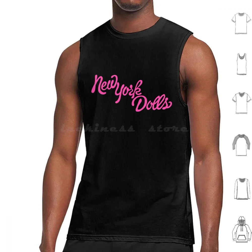 New York Dolls Tank Tops Print Cotton Sylvain Sylvain New York Dolls Personality Crisis Johnny Thunders 70S Punk