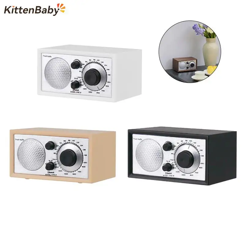 

1Pcs Doll House Retro Radio Audio Player Simulation Miniature Furniture Dollhouse Living Room Decoration