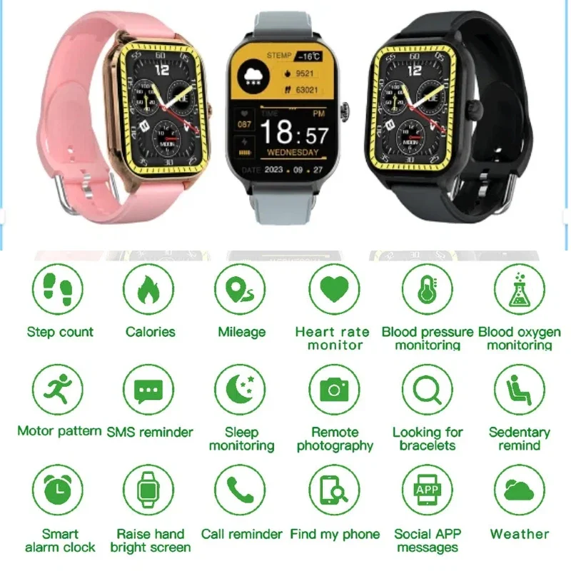 HOMEFISH H9 Intelligent Watch Bluetooth Call Remote Photography Sleep Monitoring Multiple Sports Modes Heart Rate Blood image 6