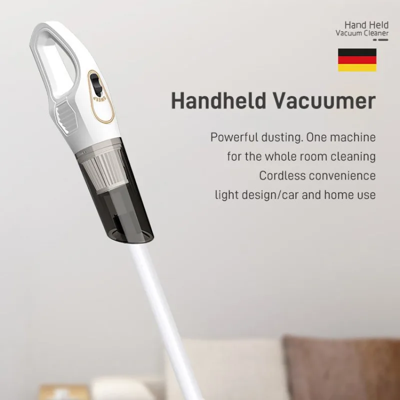 Home small handheld vacuum cleaner wireless large suction mute highpower car vacuum cleaner