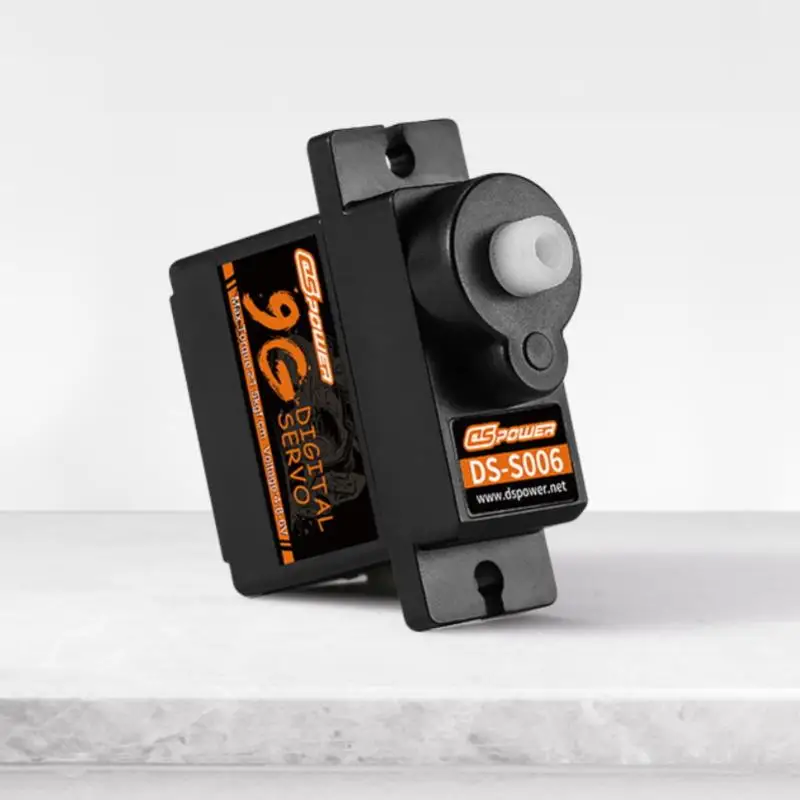 1 Zestaw Serwo Silnik Cyfrowy 9g z Plastikową Przekładnią do Samolotów RC, Robotów, Samochodów, Łodzi, Modeli Samolotów z Usztywnianymi Skrzydłami