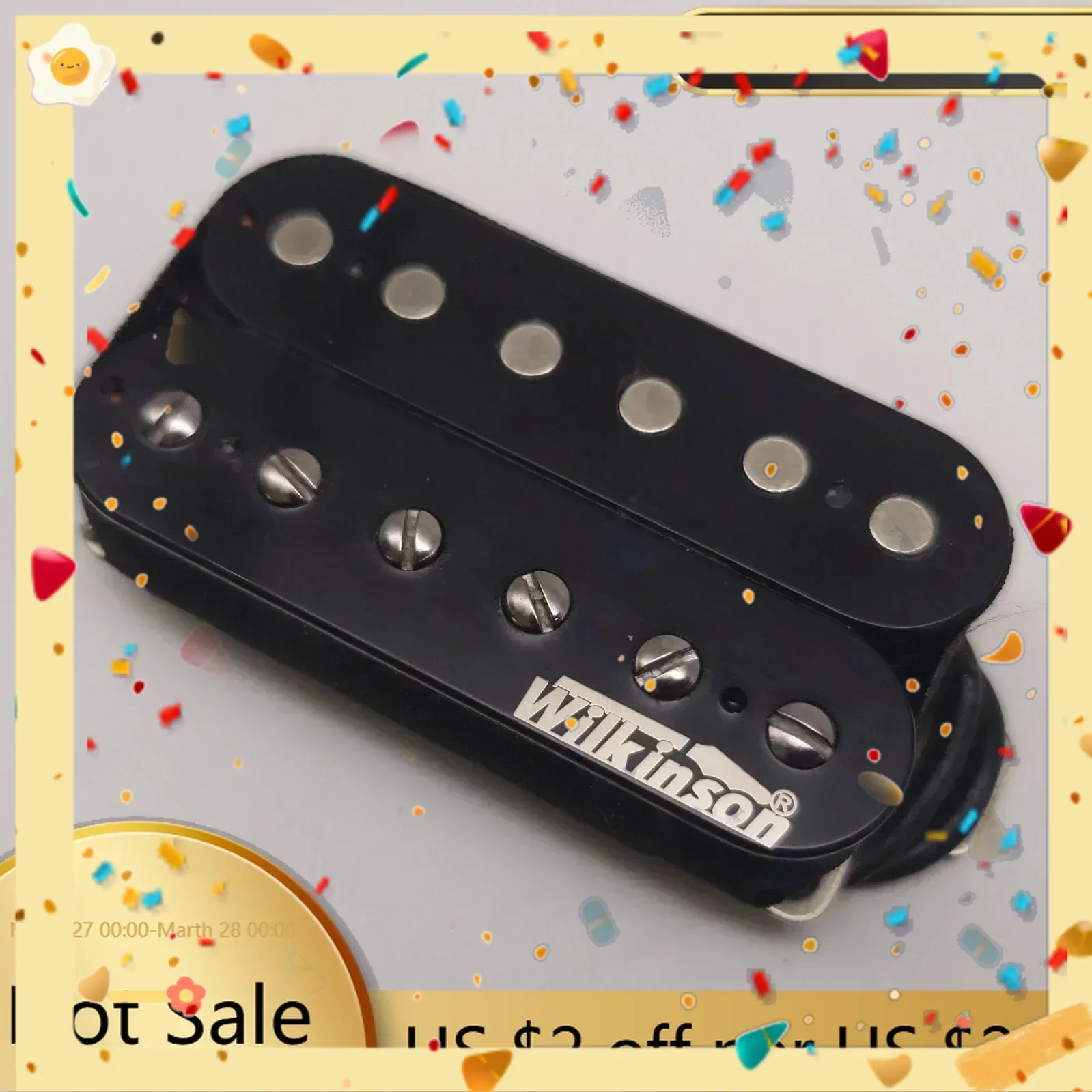 

Новая горячая распродажа-горячая распродажа-Wilkinson Ainico 5, двухрядная открытая электрогитара, набор звукоснимателей Humbueker, черный HSH, аксессуары для гитары