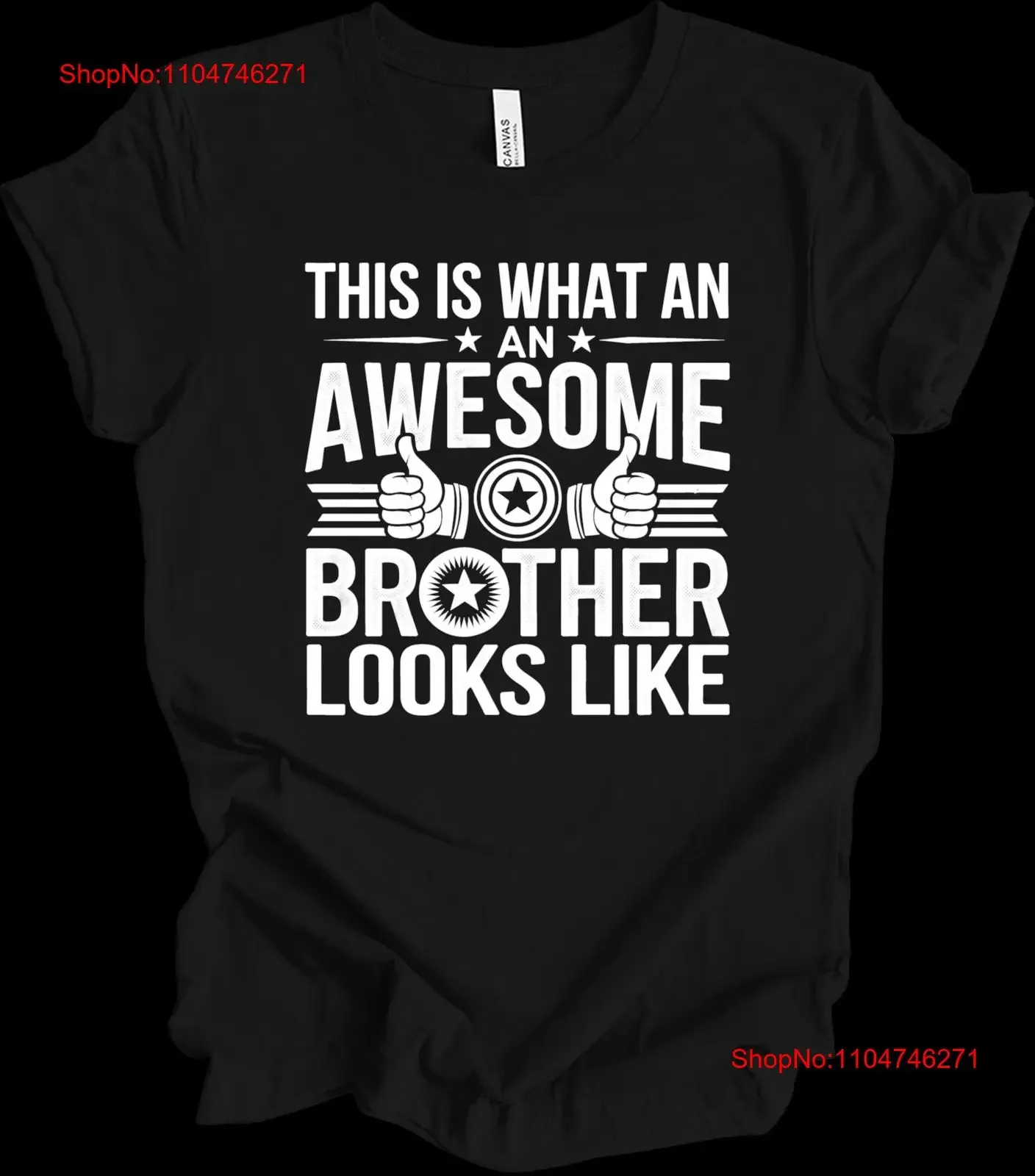 

This Is What An Awesome Brother Looks Like Funny Sibling T shirt vintage Washed Slightly fashion homme Breathable Soft