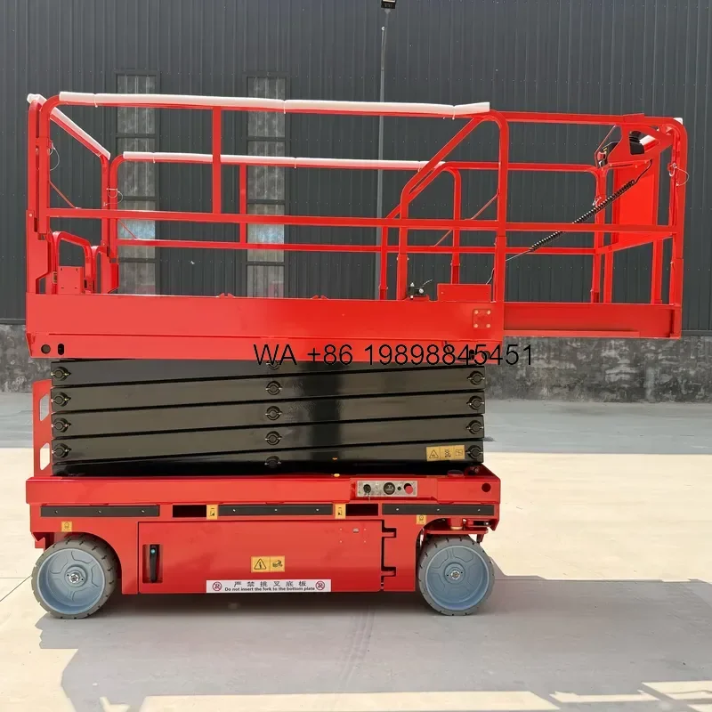 Wmwmnu for 2026 Cheap Self Propelled 8m Scissor Lift Rough Terrain Motor Gearbox China Wholesale for Farm