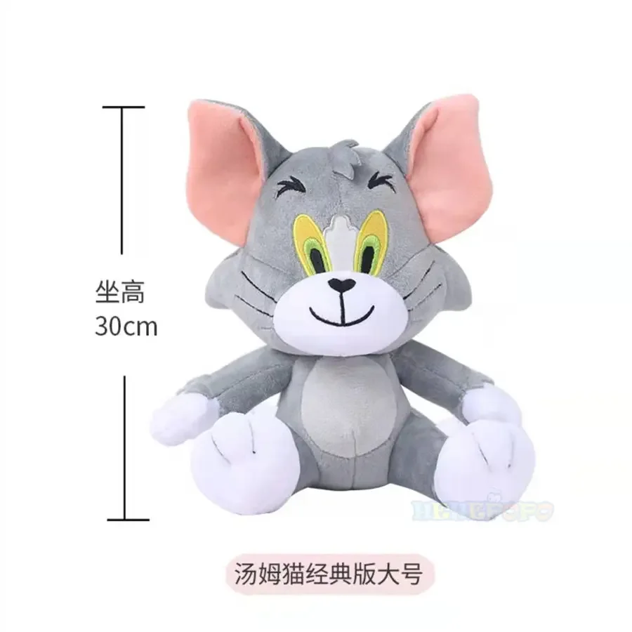 Tom and Jerry Plush Toy Cartoon Movie Cat Tuffy Nibbles Mouse Plushies Stuffed Animals Soap Action Figure Studio Doll Toys